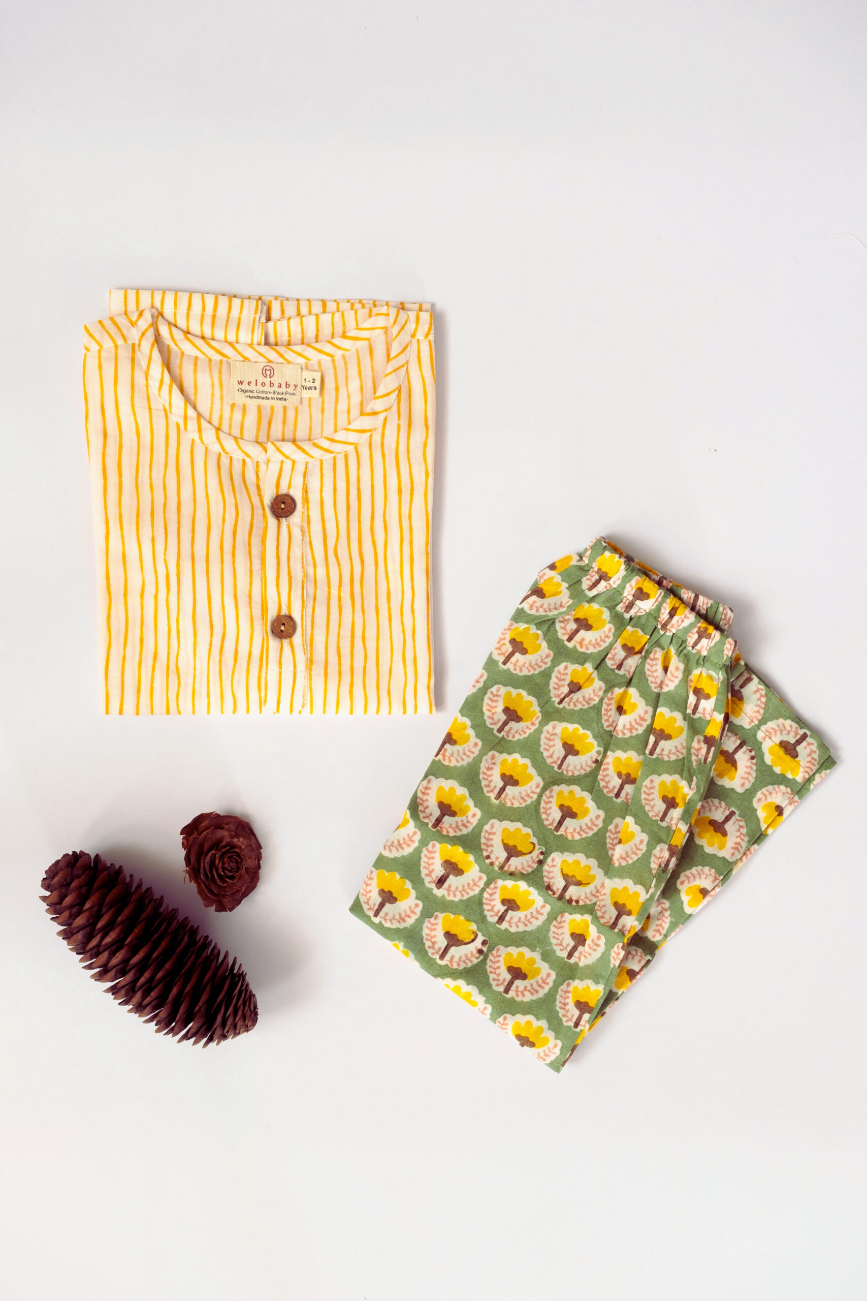 Yellow Boota Kids Pajama Set - Image 3