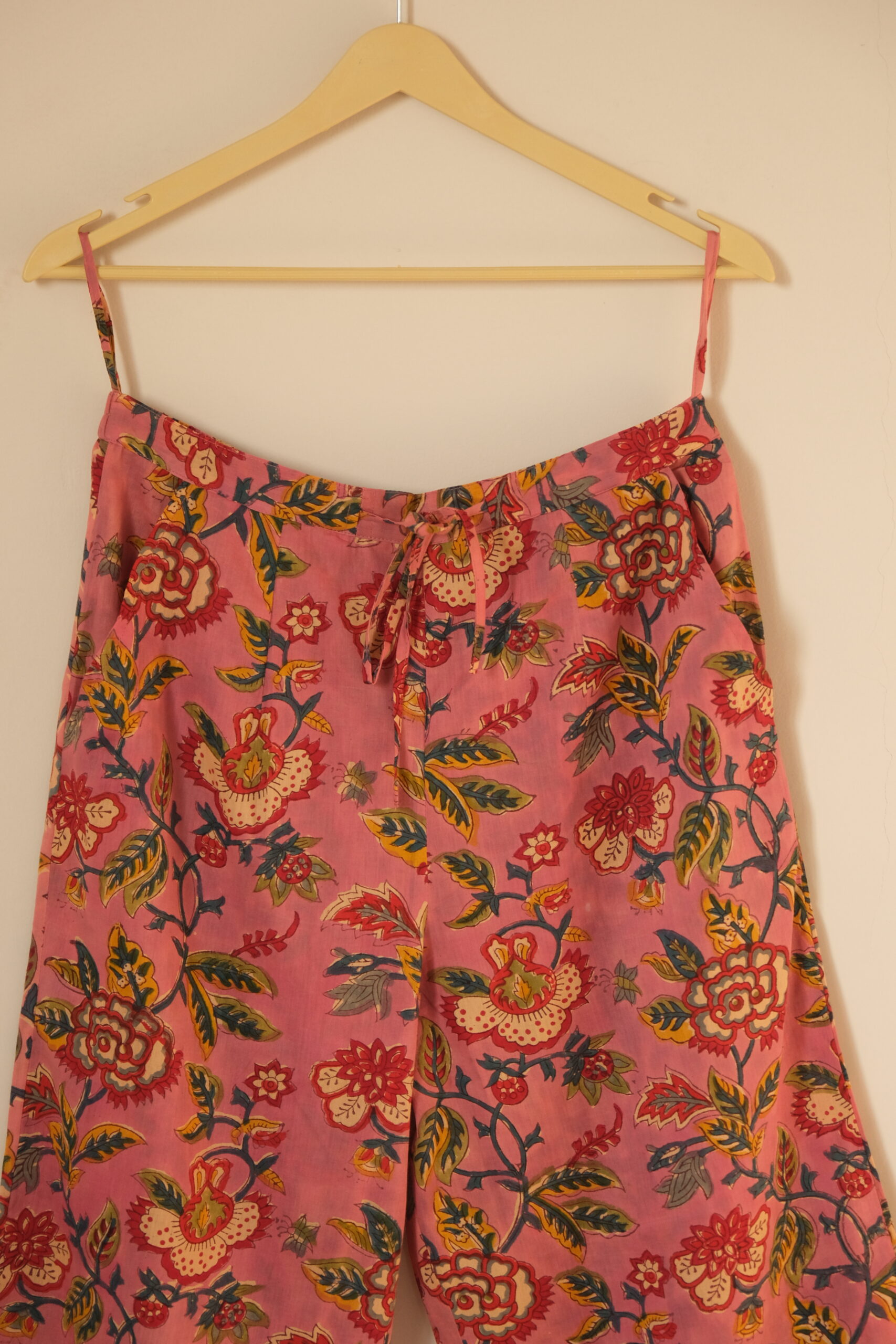 Pink Floral Adult Pajama Set - Image 2